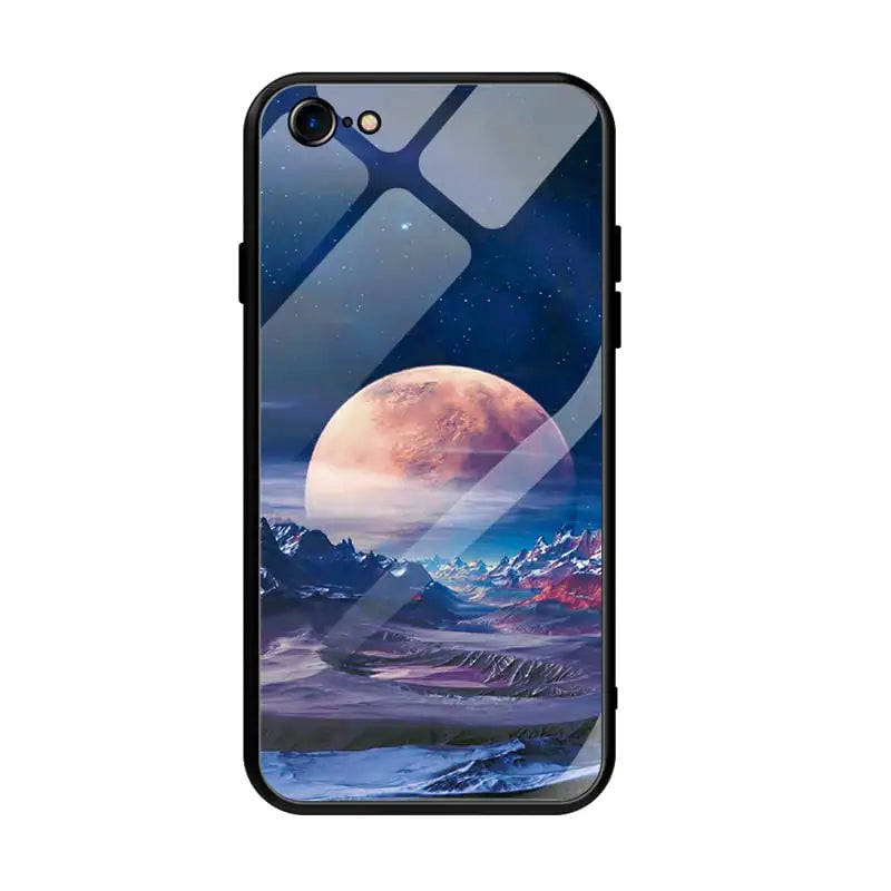 Sleek Glass TPU Designer Phone Case