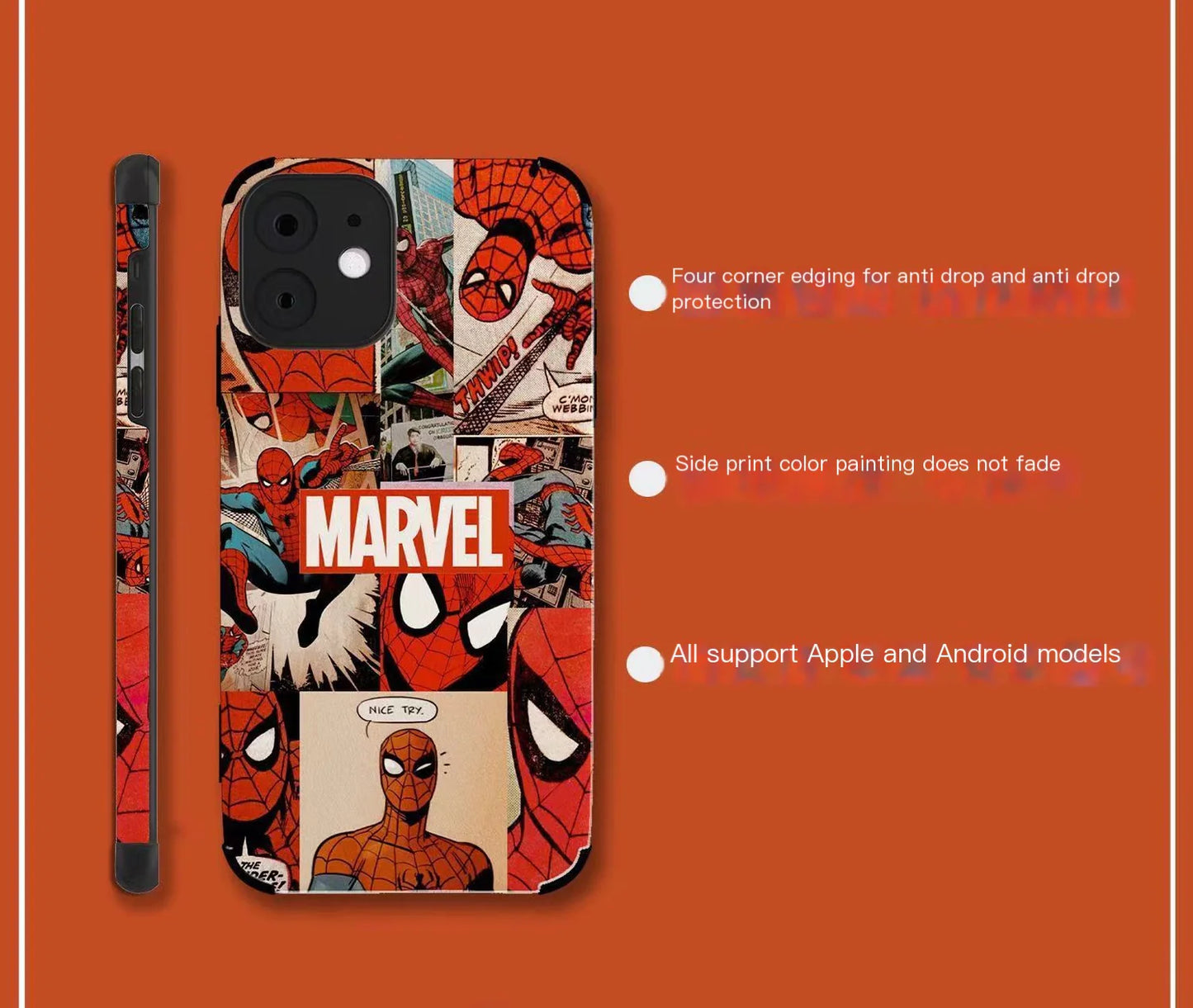 Spider-Man Lychee iPhone 13 Pro Max Case