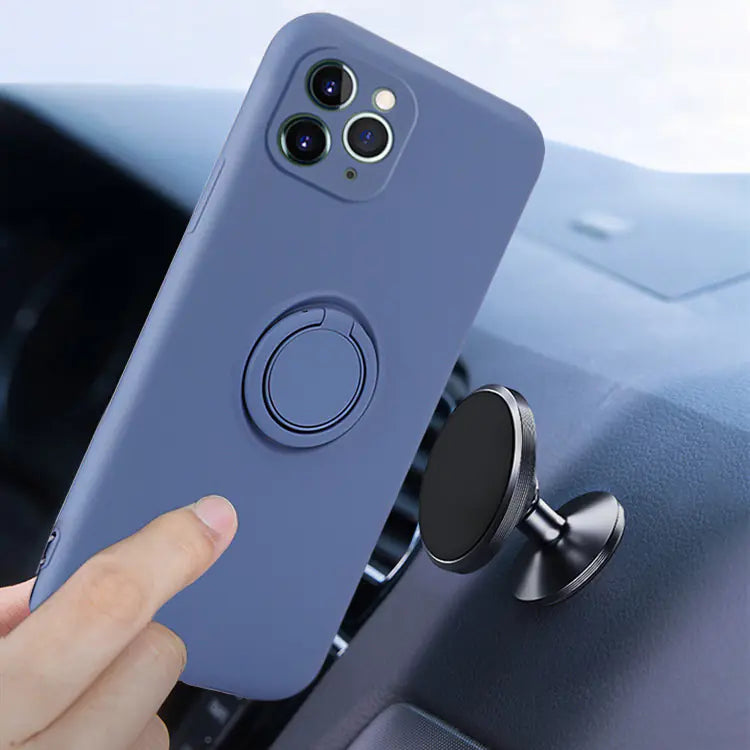 Silicone Ring-Grip iPhone Case