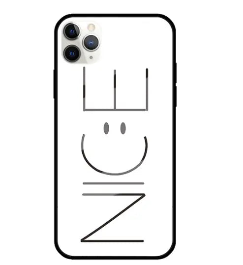Smiley Face Phone Case with Mirror Finish