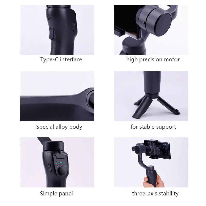 Sleek 3-Axis Smartphone Gimbal