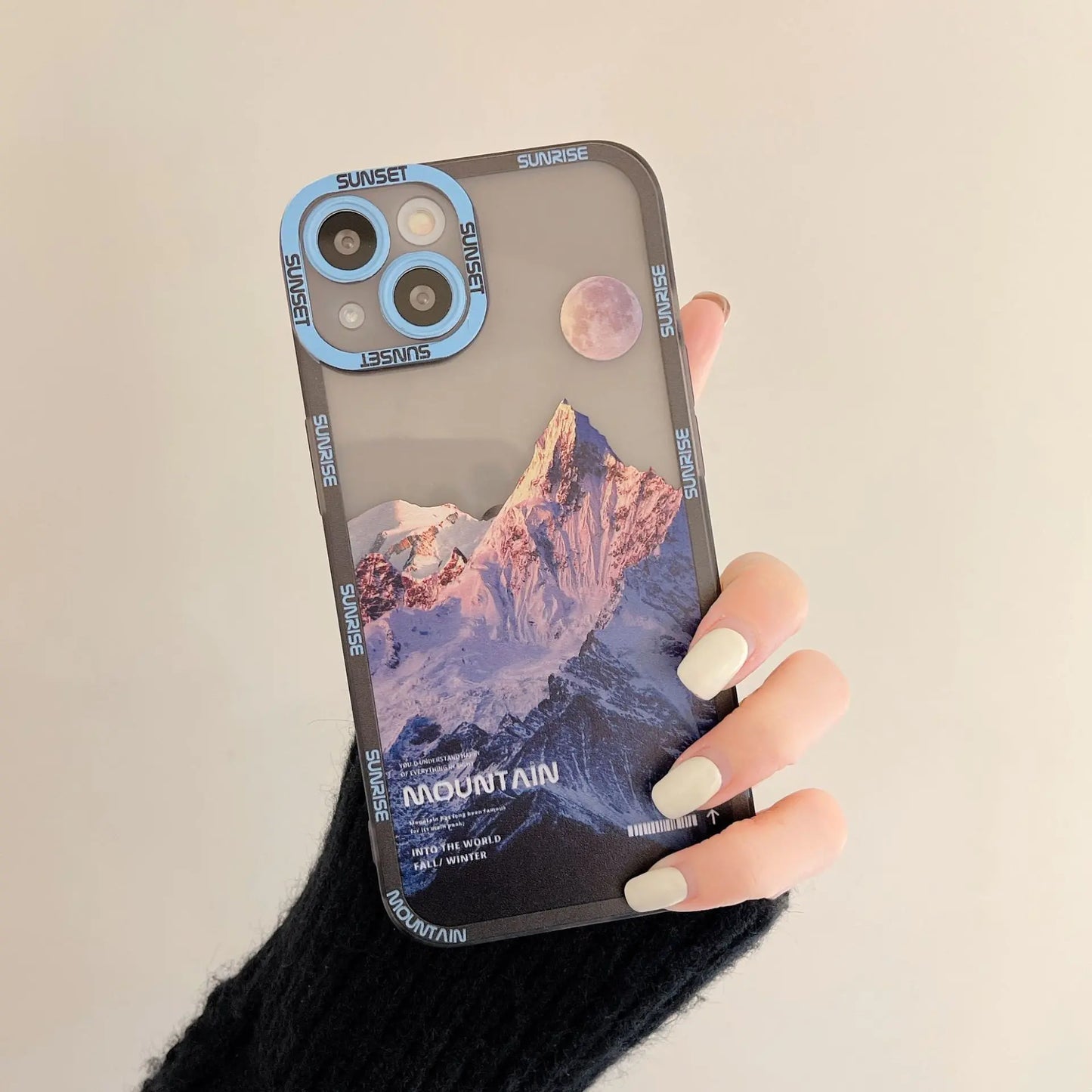 Snow Mountain Silicone Case for Mobile Phones