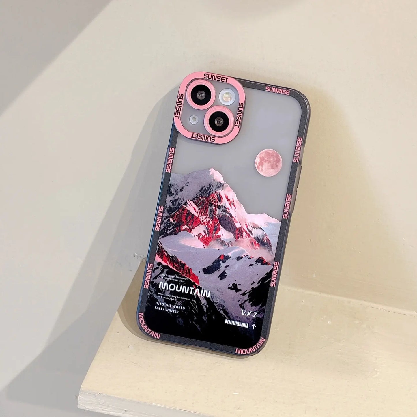Snow Mountain Silicone Case for Mobile Phones