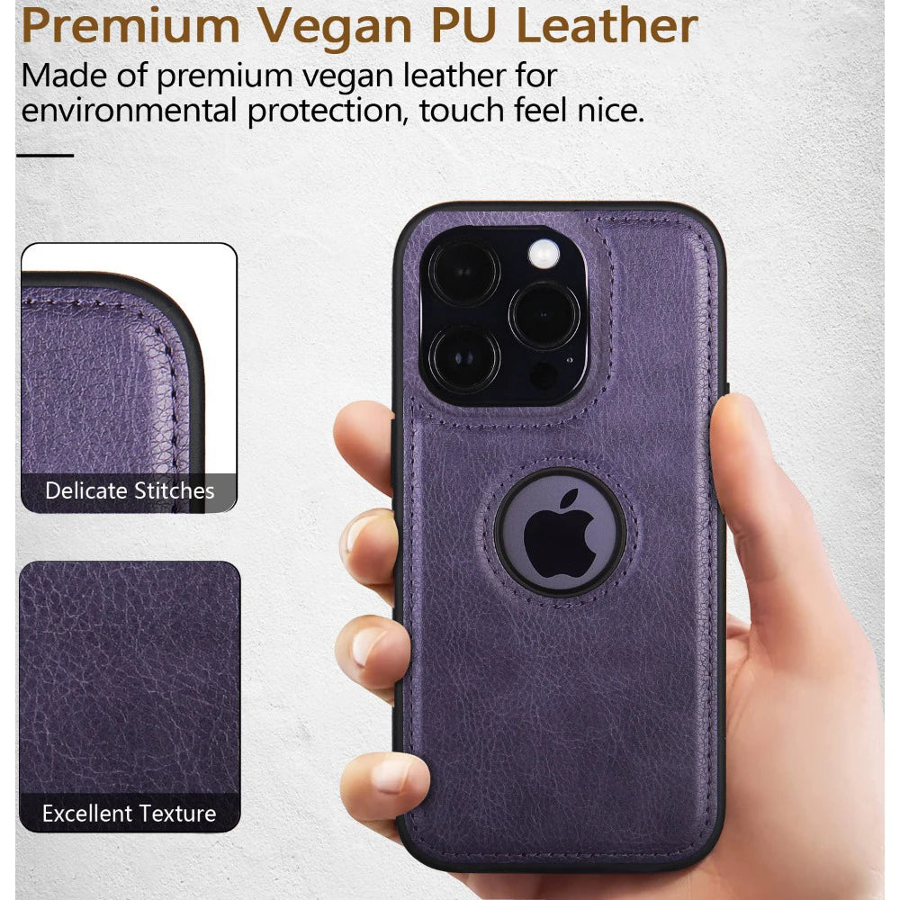 SlimPro Leather Case for iPhone 11-15