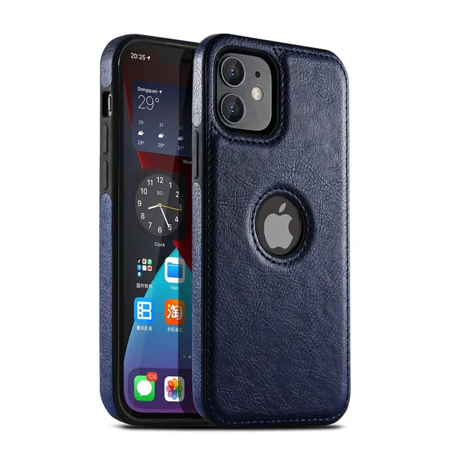 SlimPro Leather Case for iPhone 11-15