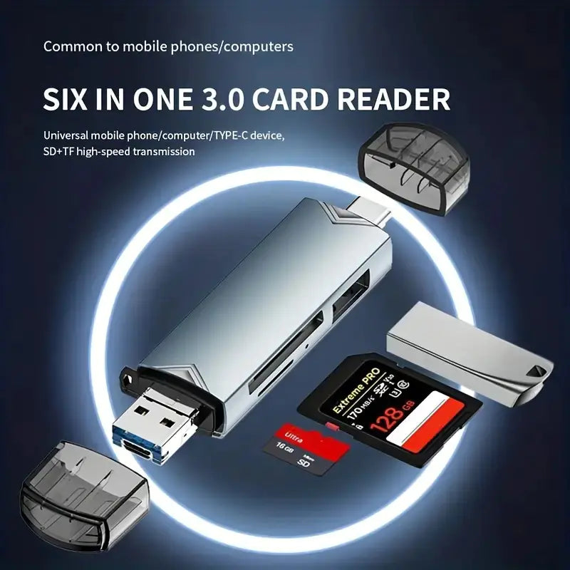 USB3.0 Type-C All-in-One Card Reader