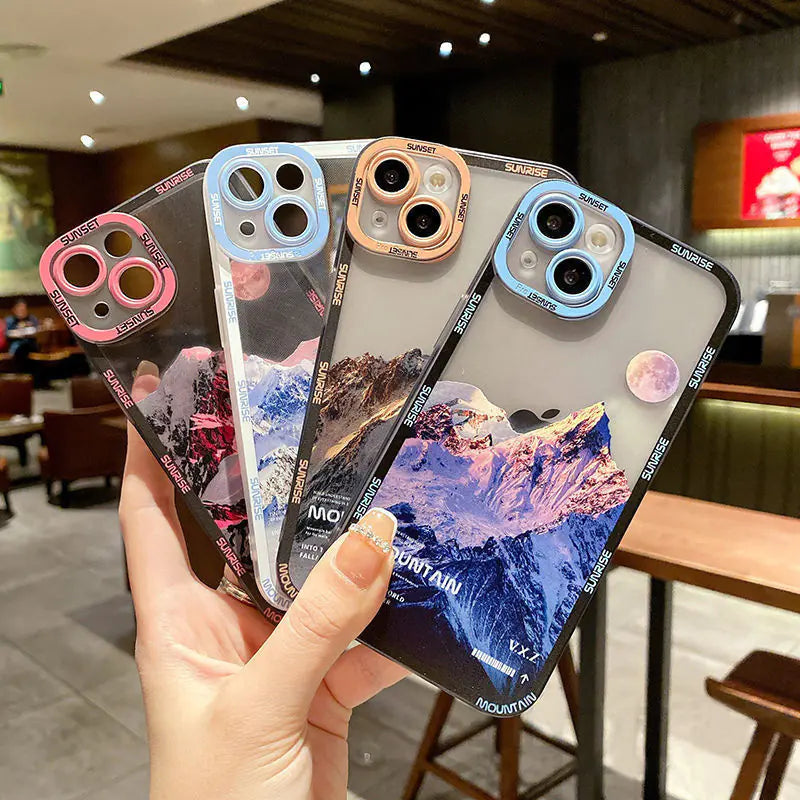 Snow Mountain Silicone Case for Mobile Phones