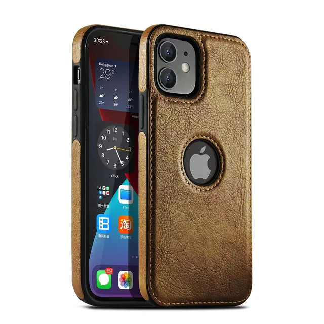 SlimPro Leather Case for iPhone 11-15