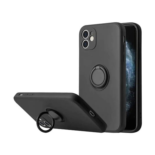 Silicone Ring-Grip Case for iPhone 12
